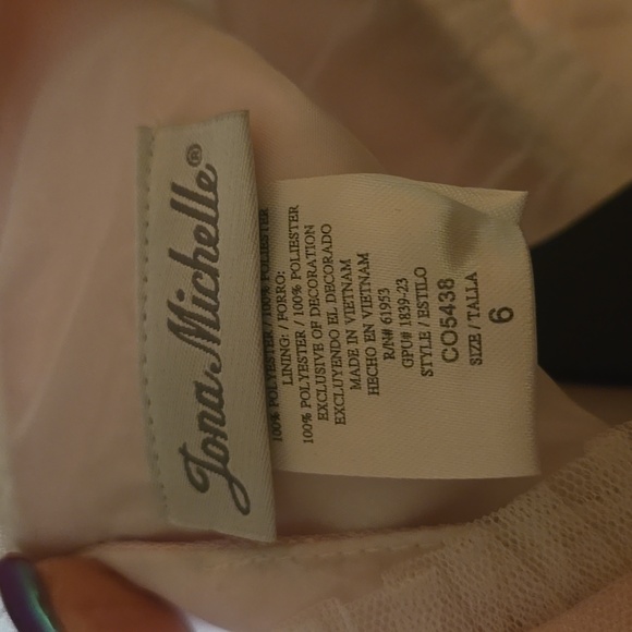 Elegant Sequin Girls Party Dress in Pink and Blue. NWOT. - Picture 9 of 11